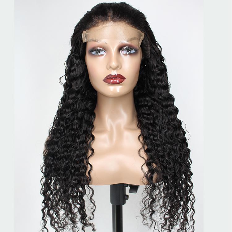 Lace Frontal Jerry Curl Human Hair Wig