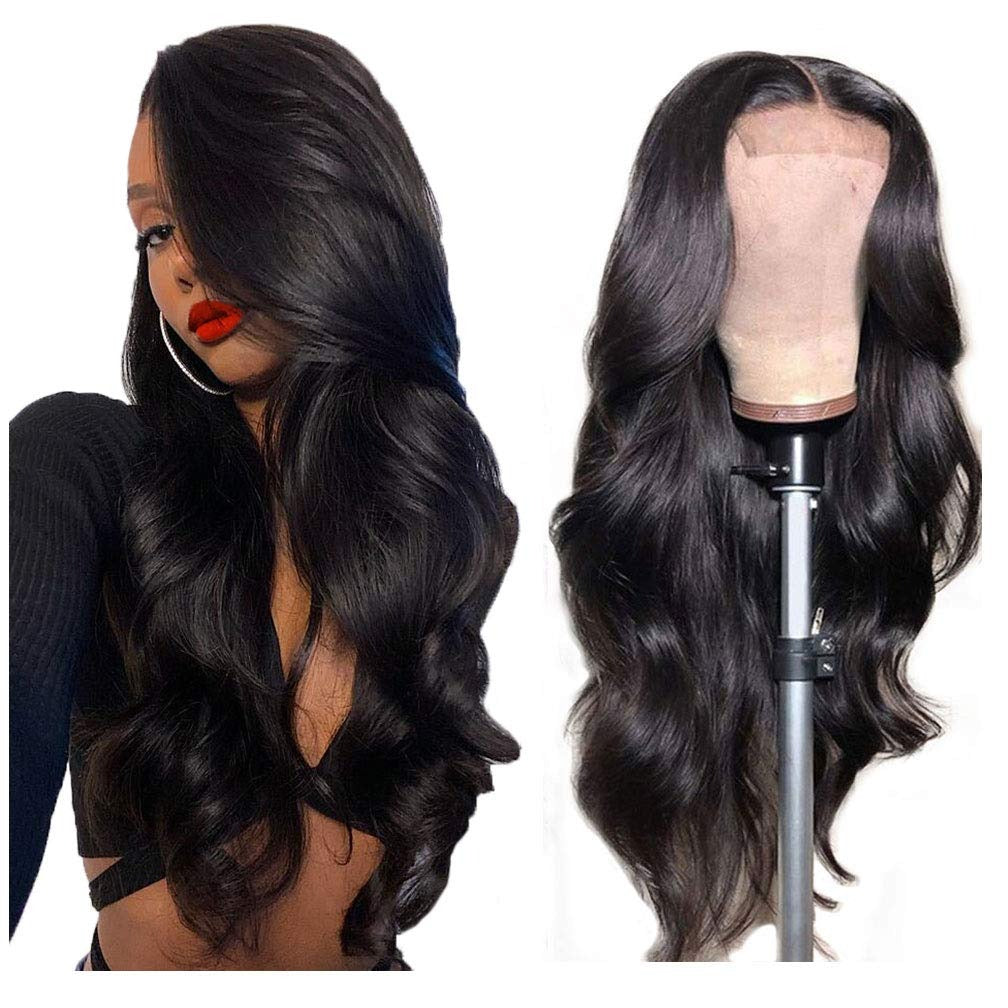 Closure Wig Transparent Lace Body Wave