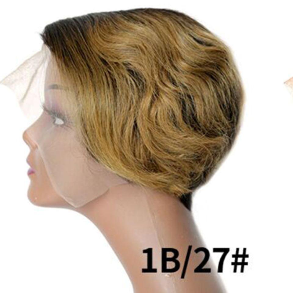 Ombre Short Bob Pixie Cut Hair Wigs