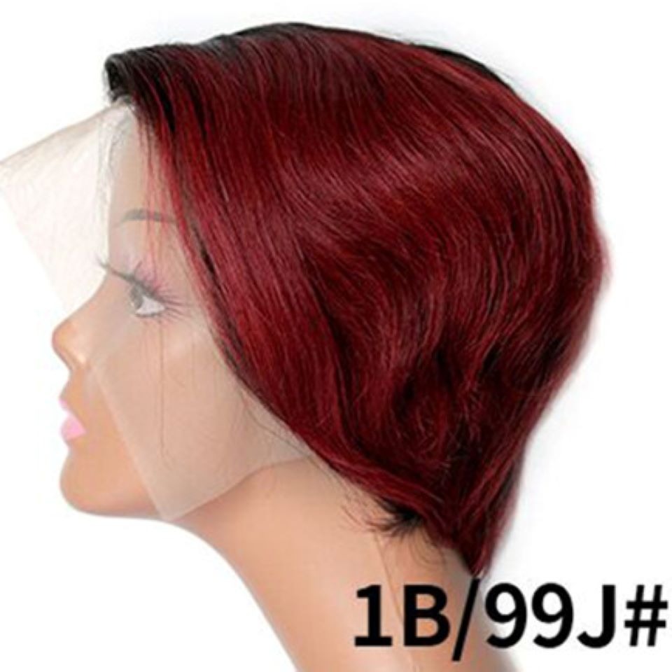 Ombre Short Bob Pixie Cut Hair Wigs
