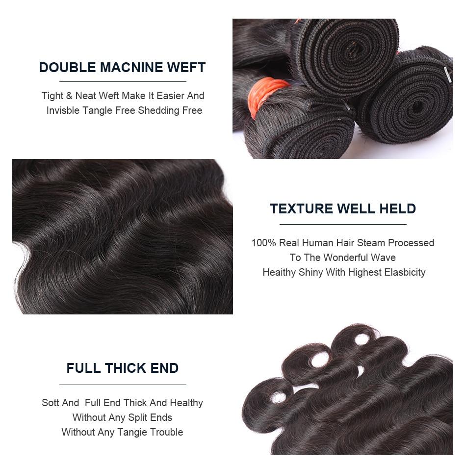 Body Wave Peruvian Human Hair Bundles