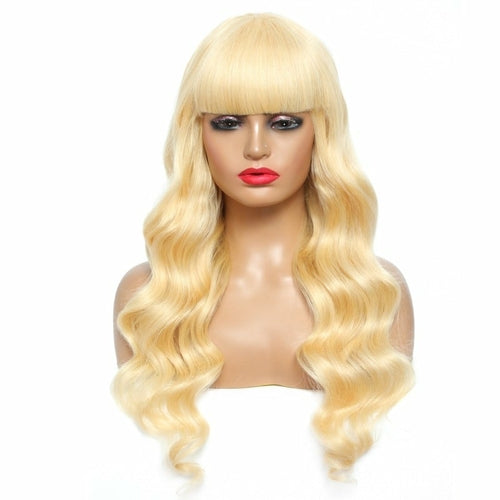 Body Wave Wig with Bangs