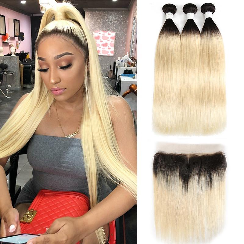 Brazilian Blonde Straight Bundles