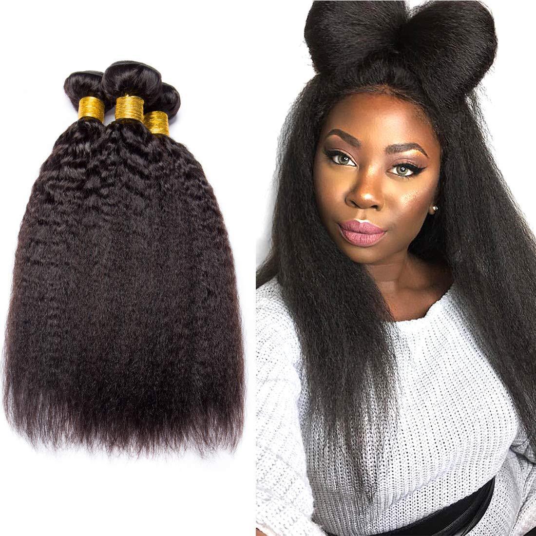 Bundles Kinky Straight Brazilian Human Hair