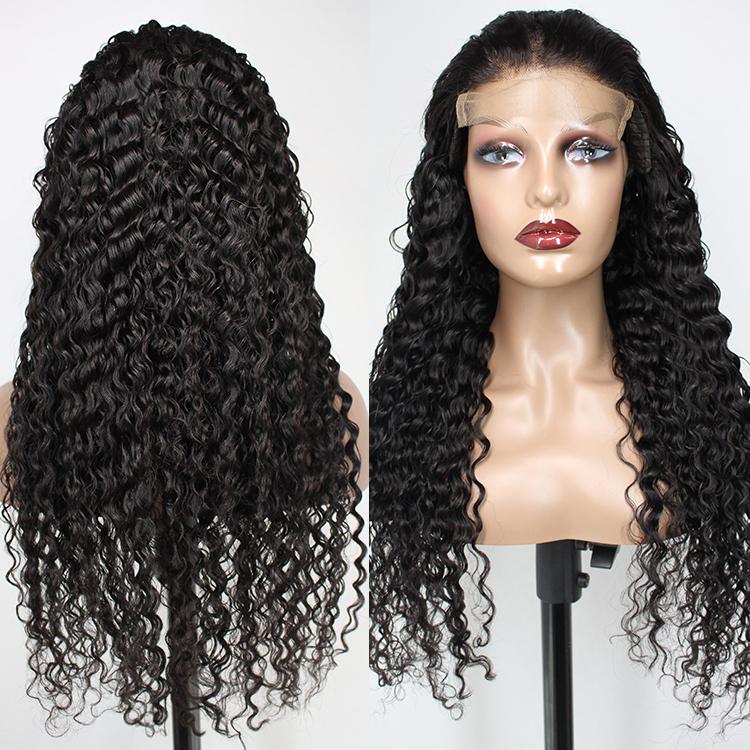 Lace Frontal Jerry Curl Human Hair Wig