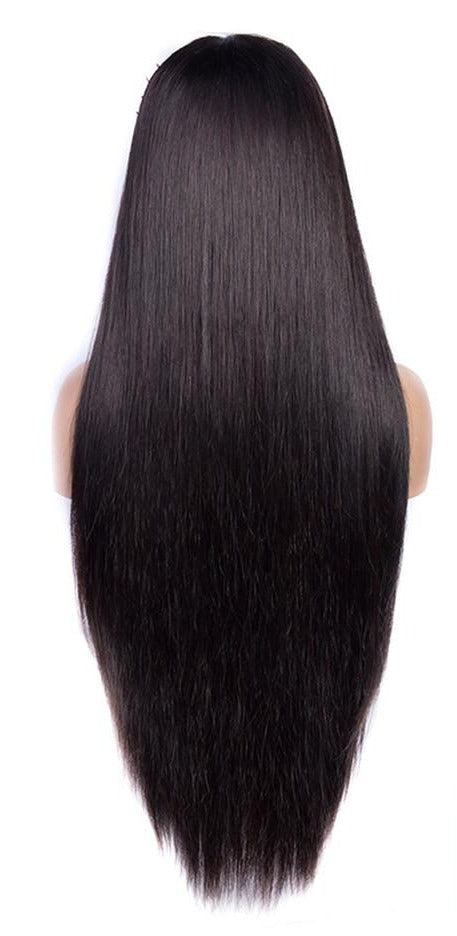 Straight Human Hair Wigs With Bangs