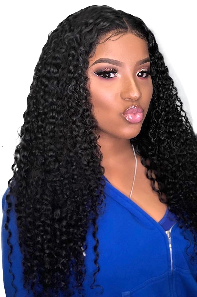Kinky Curly Lace Closure Wig