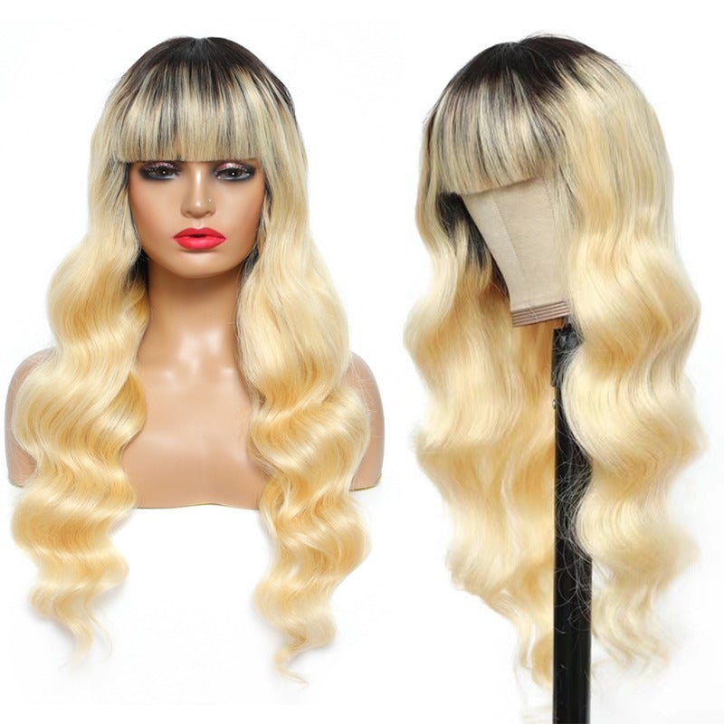 Body Wave Wig with Bangs