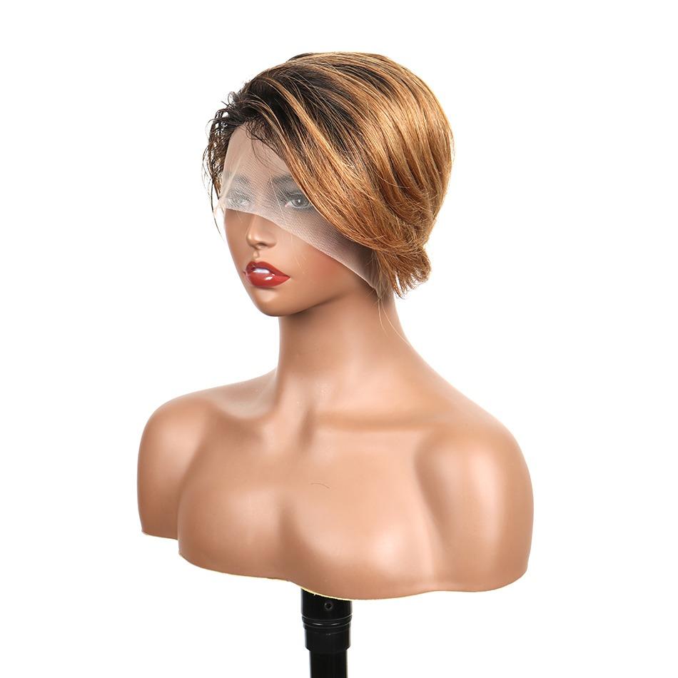 Ombre Short Bob Pixie Cut Hair Wigs