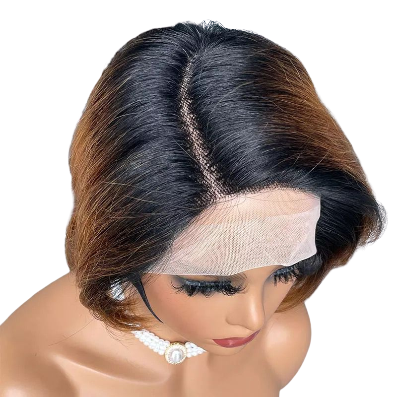 Ombre Short Bob Pixie Cut Hair Wigs