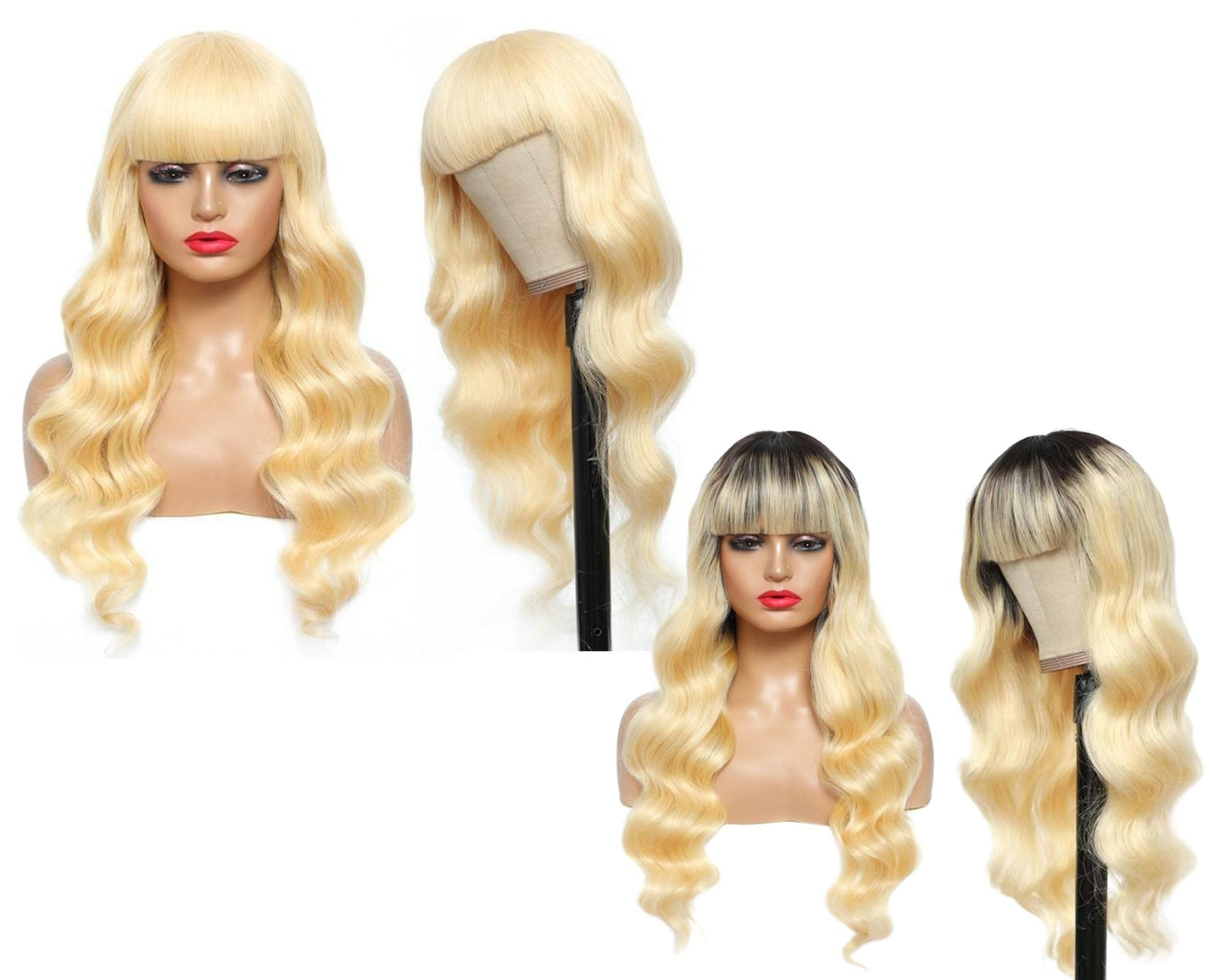 Body Wave Wig with Bangs