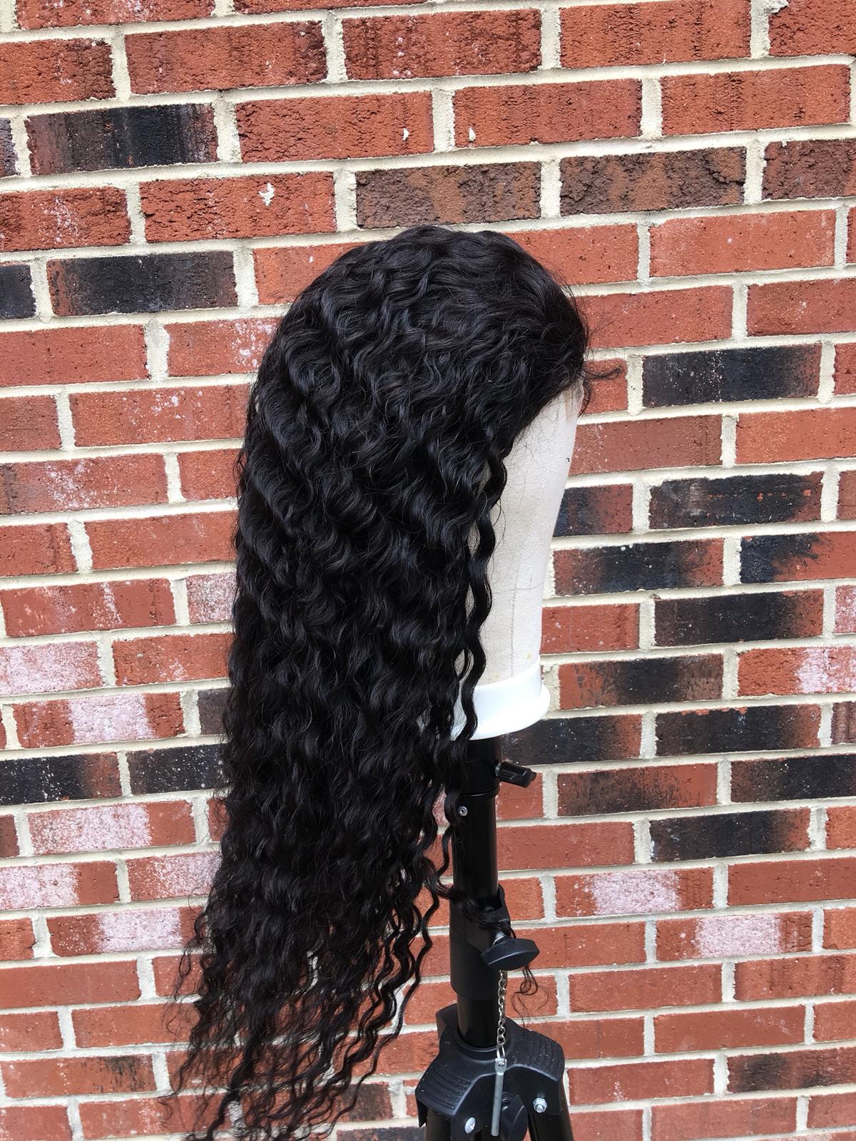 Lace Frontal Jerry Curl Human Hair Wig