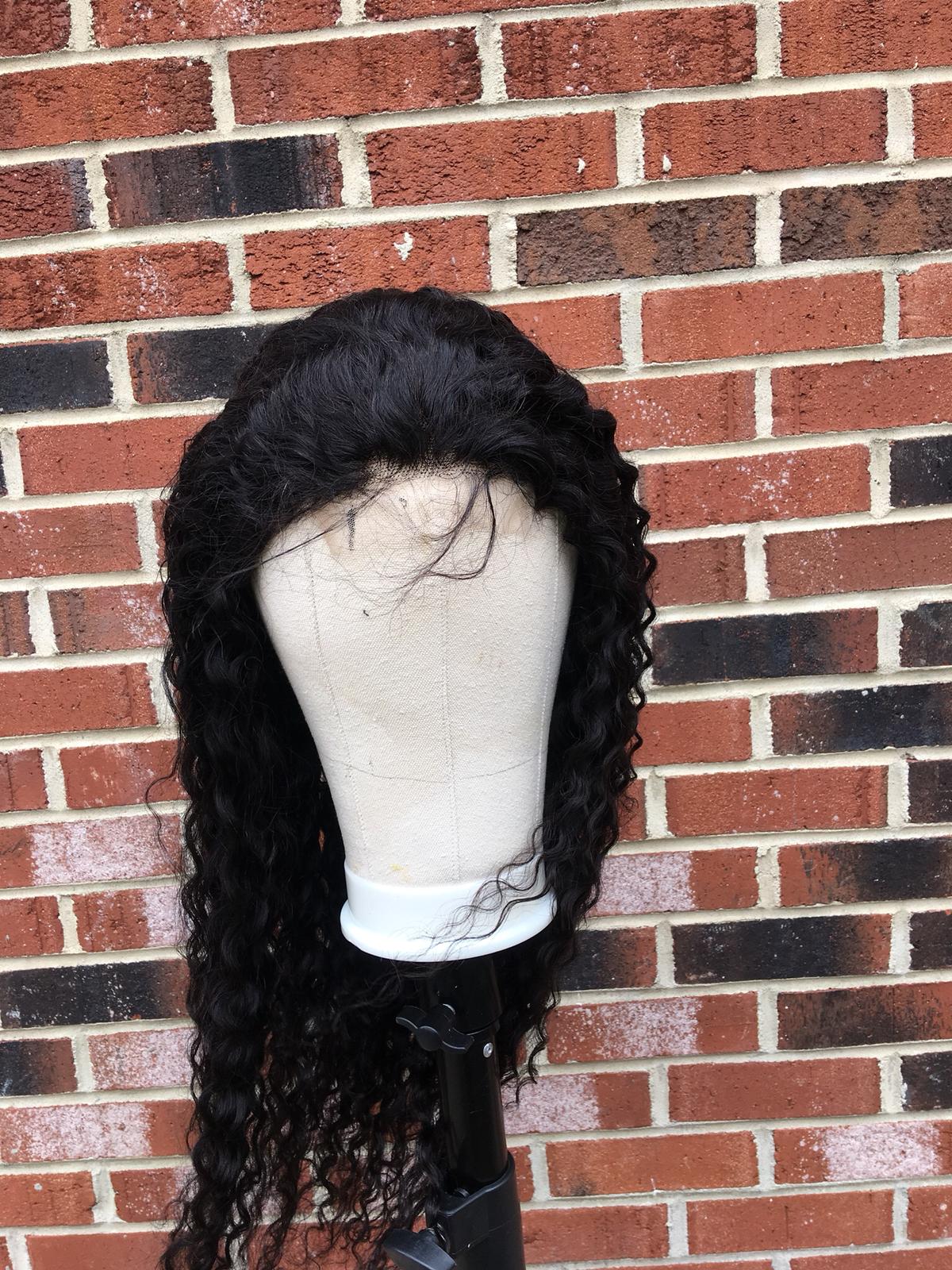 Lace Frontal Jerry Curl Human Hair Wig