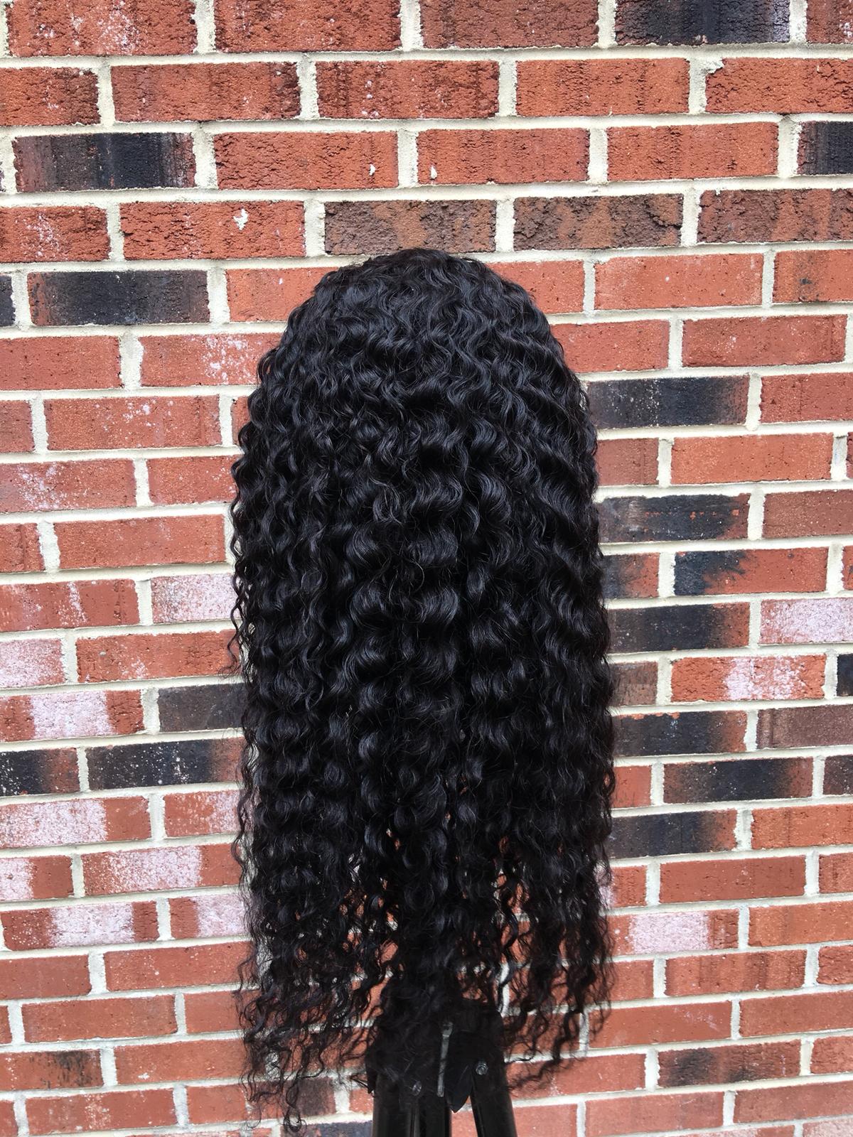 Lace Frontal Jerry Curl Human Hair Wig
