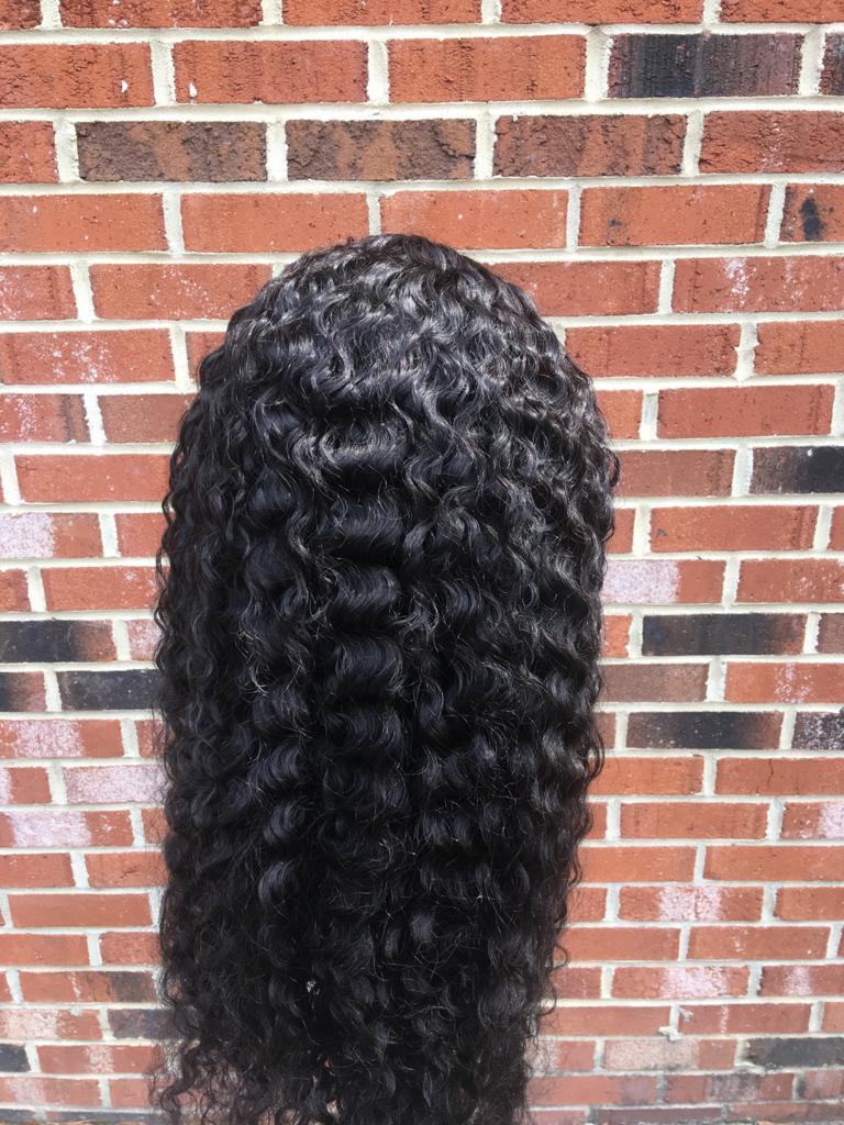 Lace Frontal Jerry Curl Human Hair Wig