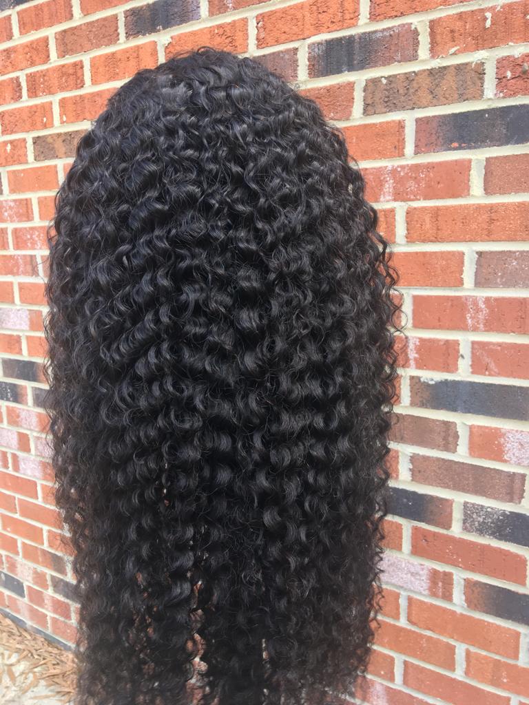 Lace Frontal Jerry Curl Human Hair Wig