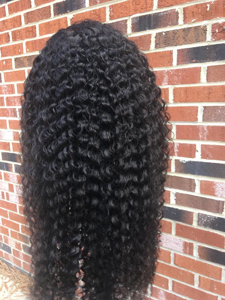 Lace Frontal Jerry Curl Human Hair Wig