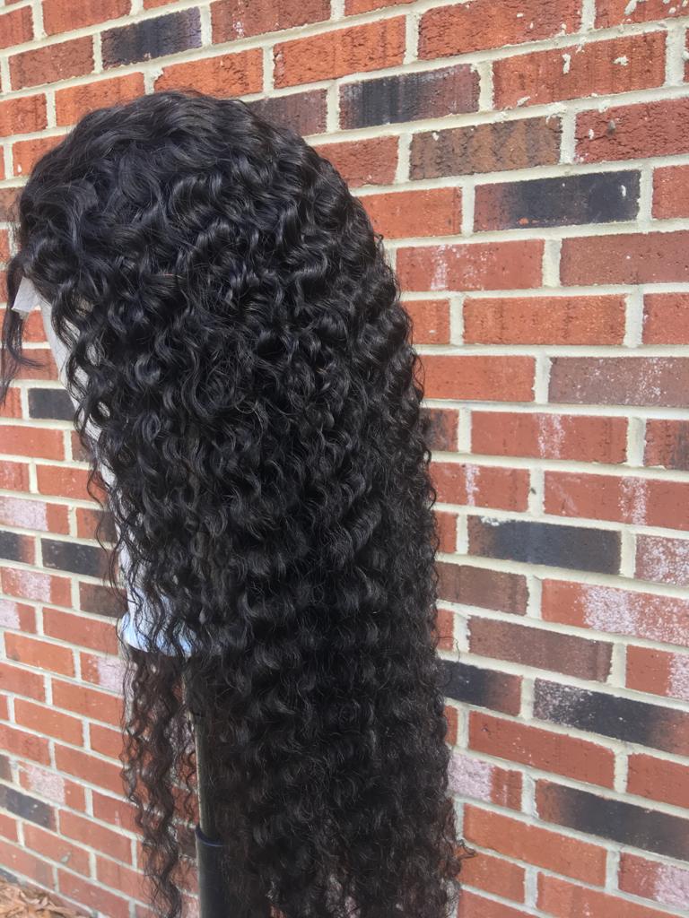 Lace Frontal Jerry Curl Human Hair Wig