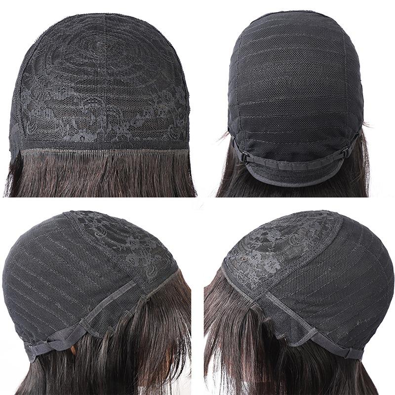 Body Wave Human Hair Wig With Bangs