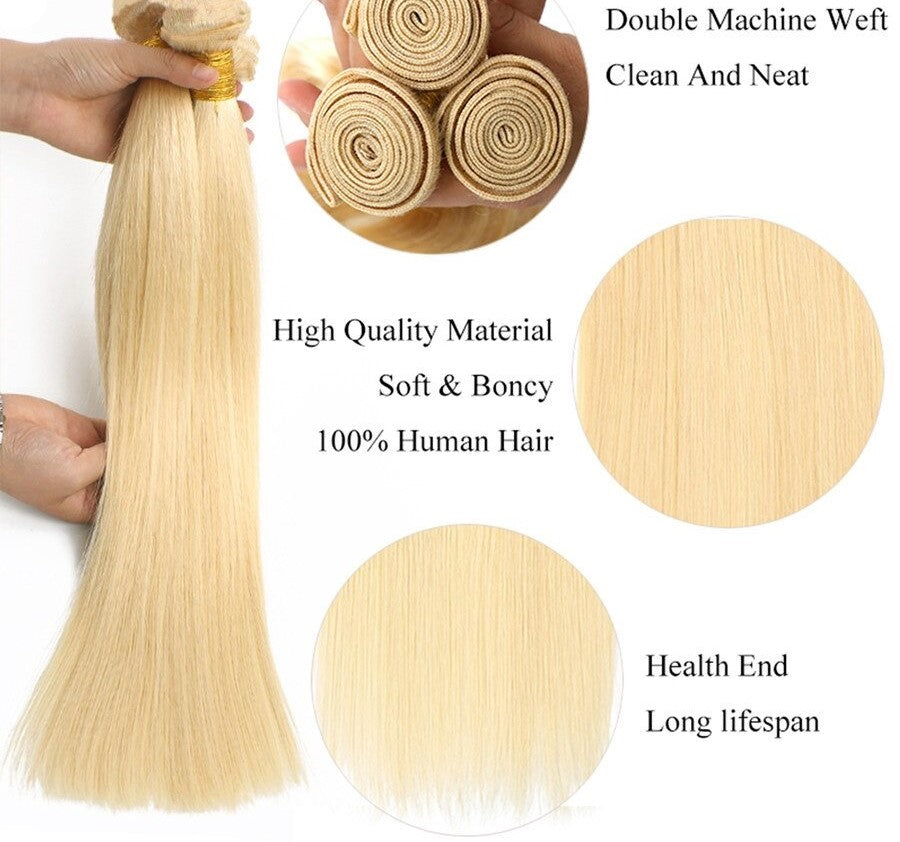 Brazilian Blonde Straight Bundles