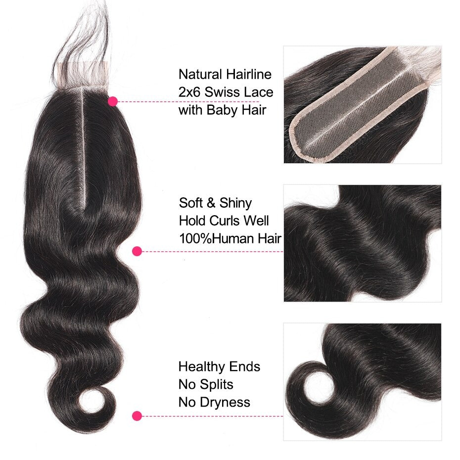 Body Wave Brazilian Lace Closure
