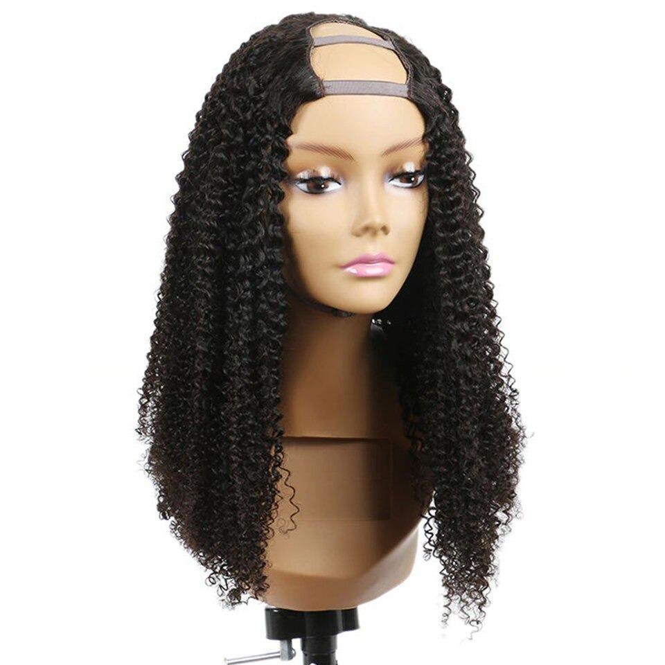 U Part Wig Kinky Curly Human Hair Wig