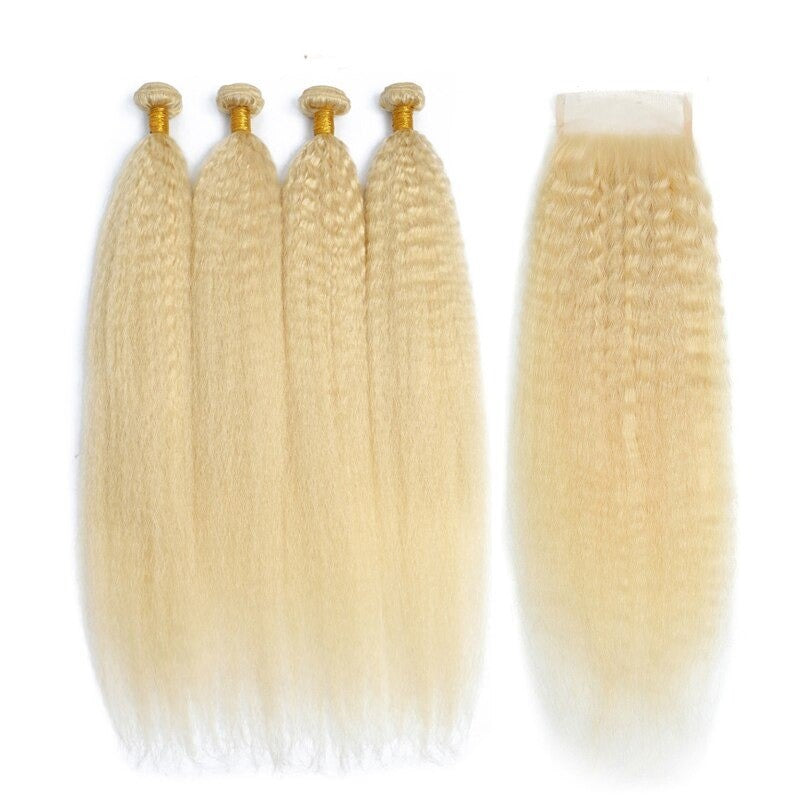 Blonde Kinky Straight Bundles