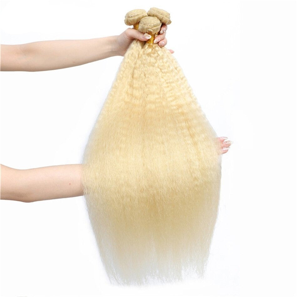 Blonde Kinky Straight Bundles