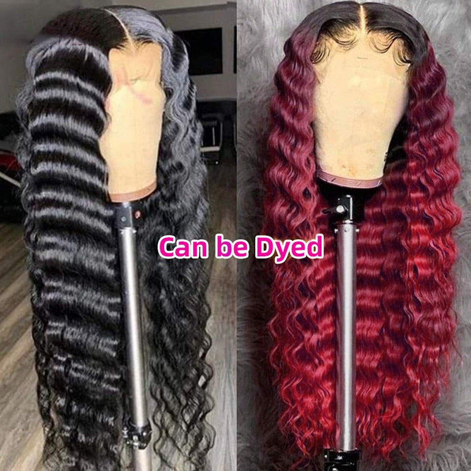 U Part Wig Loose Deep Human Hair Wig