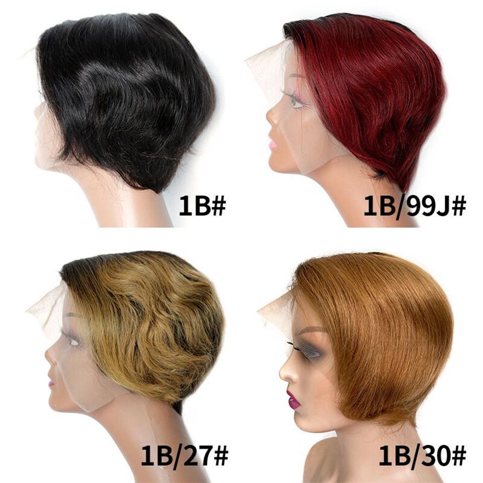 Ombre Short Bob Pixie Cut Hair Wigs