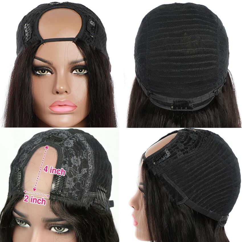 U Part Wig Body Wave Human Hair Wig