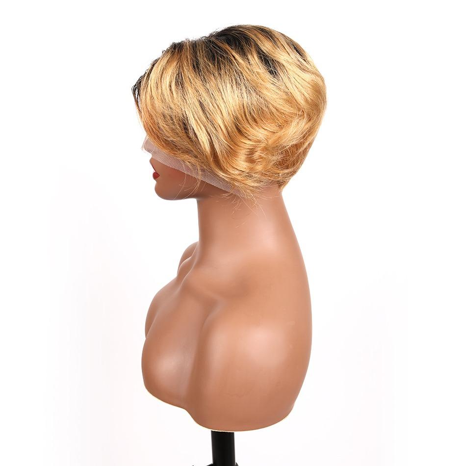 Ombre Short Bob Pixie Cut Hair Wigs