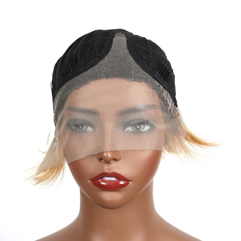 Ombre Short Bob Pixie Cut Hair Wigs