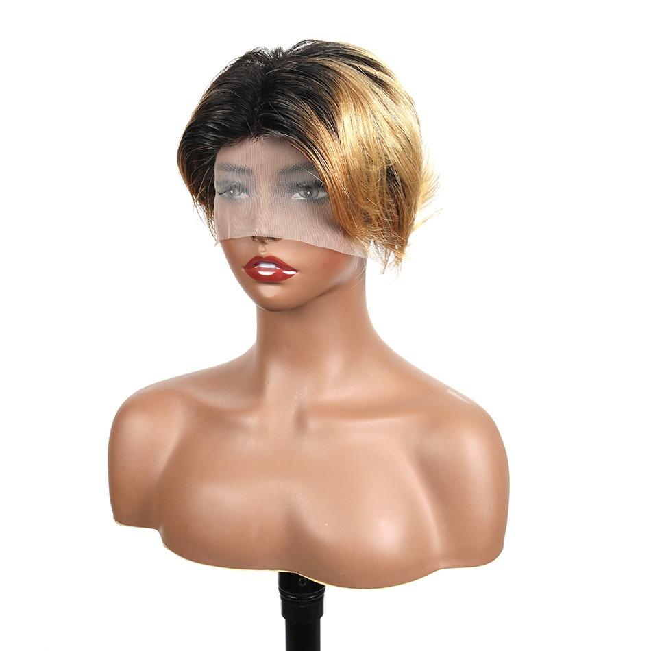 Ombre Short Bob Pixie Cut Hair Wigs