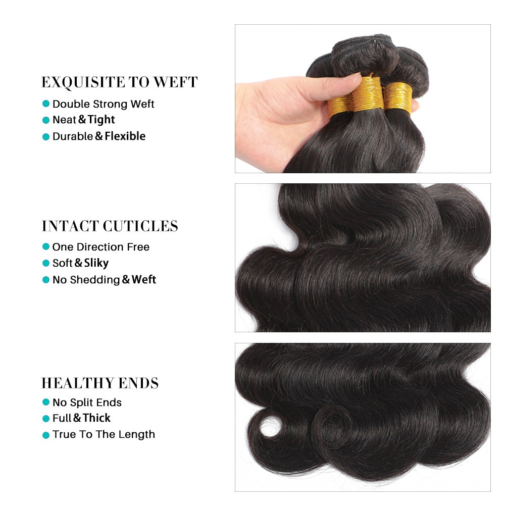 Body Wave Peruvian Human Hair Bundles