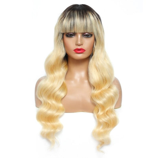 Body Wave Wig with Bangs