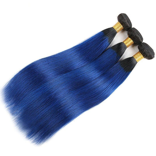 Brazilian Blue Straight Bundles