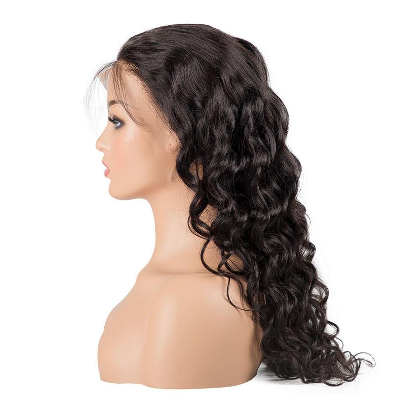 Frontal Loose Curly Human Hair Wig