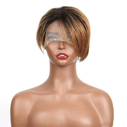 Ombre Short Bob Pixie Cut Hair Wigs